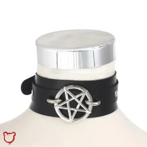 "Pentagram Choker Sparkle"