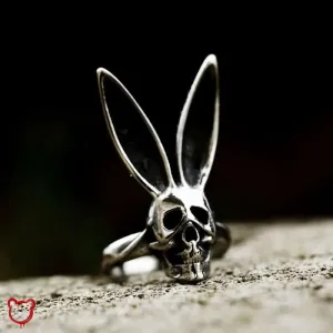 Rabbit Skull Ring