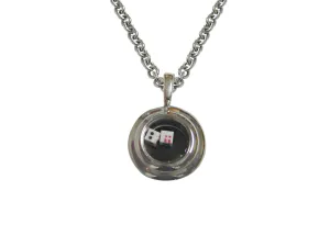 Rattling Dice Pendant Necklace