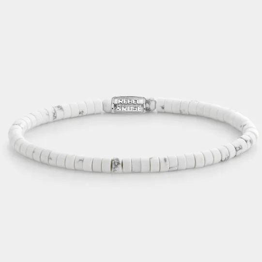 Rebel & Rose Slices - Virgin White Bracelet