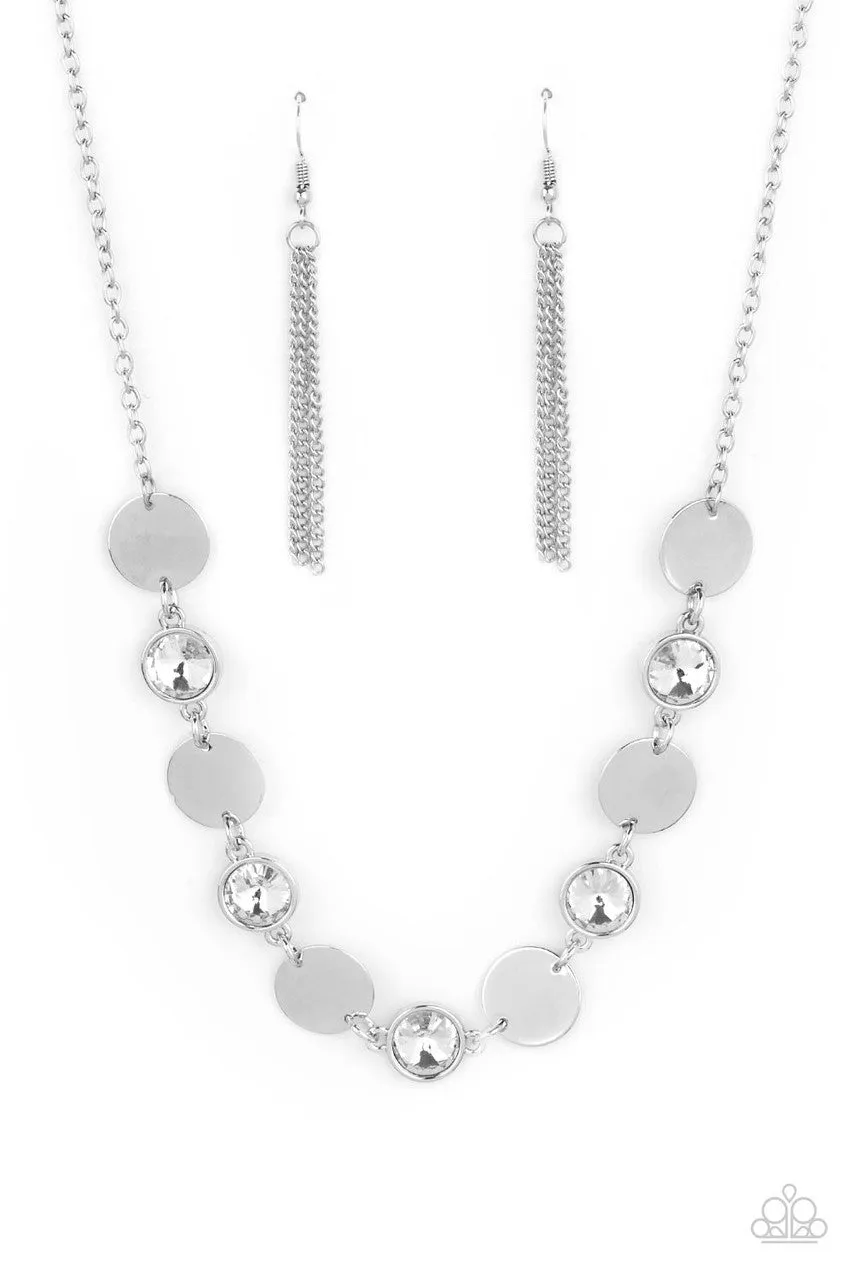 Refined Reflections White Paparazzi Necklace