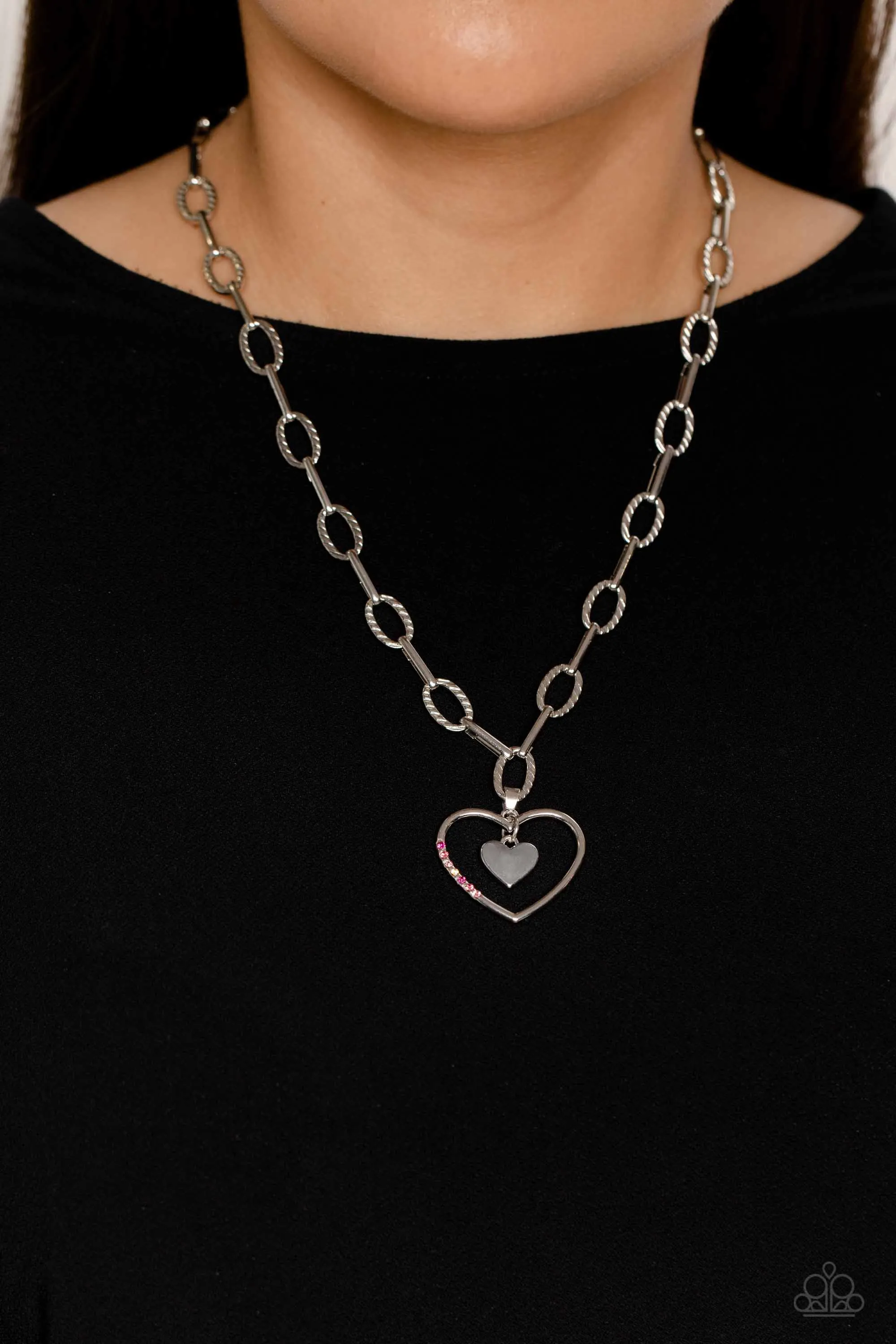 Refulgent Romance Pink Necklace Paparazzi
