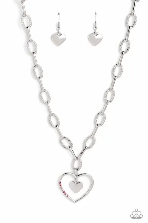 Refulgent Romance Pink Necklace Paparazzi