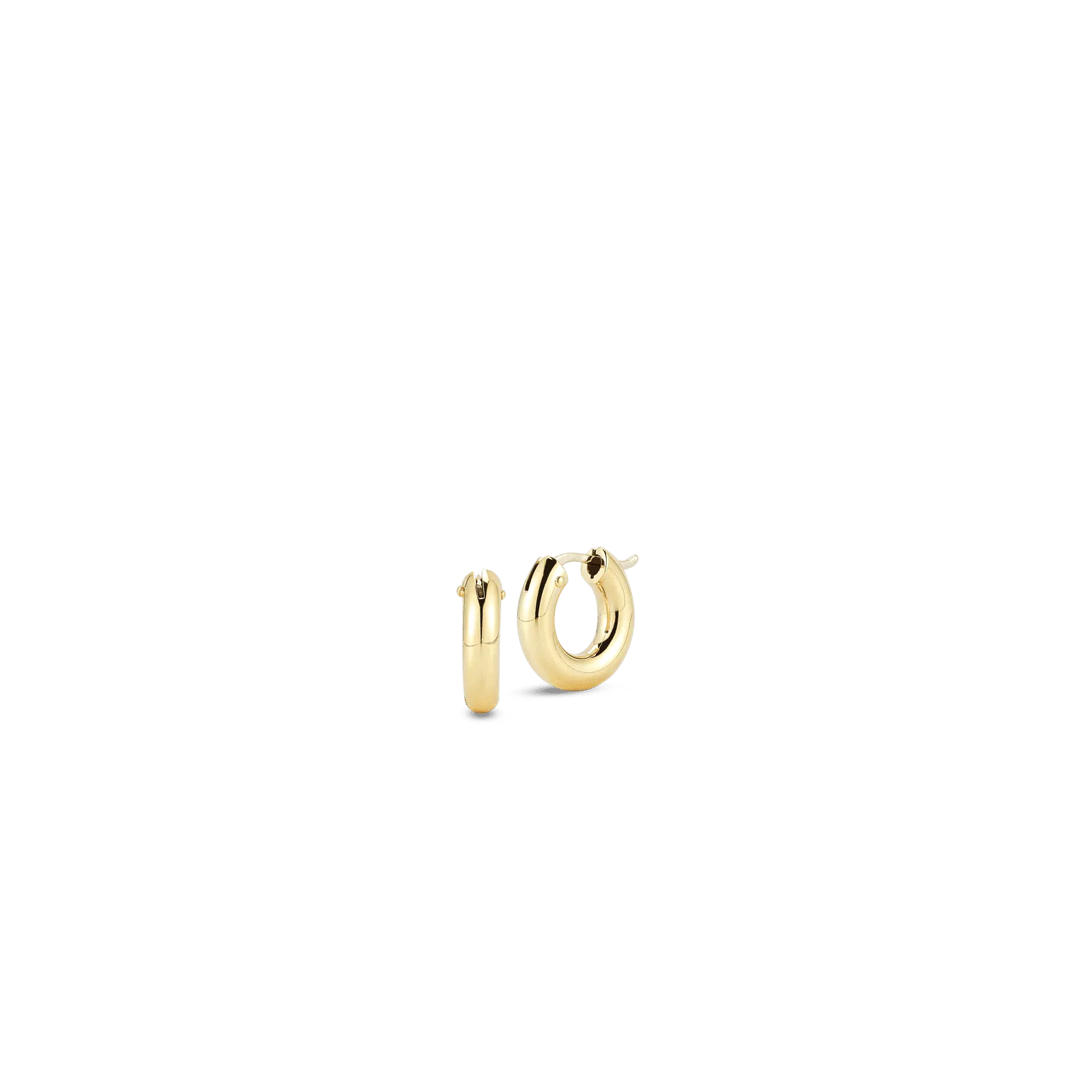 Roberto Coin 18K Yellow Gold Round 15mm Perfect Hoop