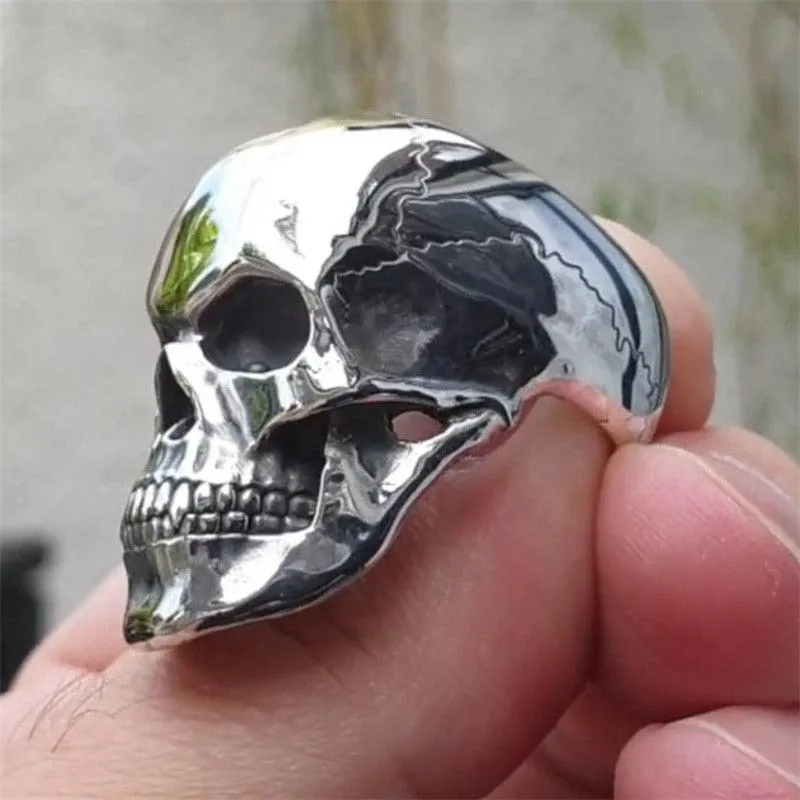 Rock Your Style with the Skull Ring Skeleton Alloy Rock Punk