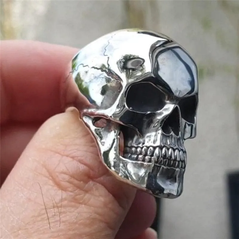 Rock Your Style with the Skull Ring Skeleton Alloy Rock Punk