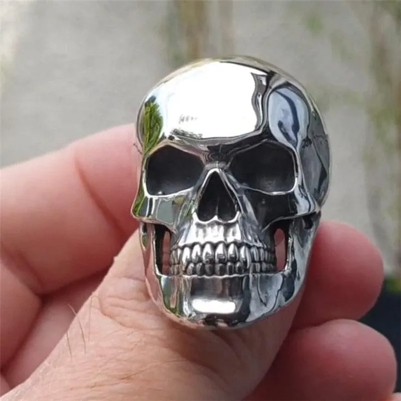 Rock Your Style with the Skull Ring Skeleton Alloy Rock Punk