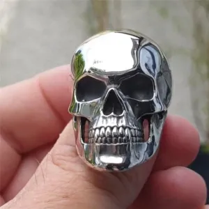Rock Your Style with the Skull Ring Skeleton Alloy Rock Punk
