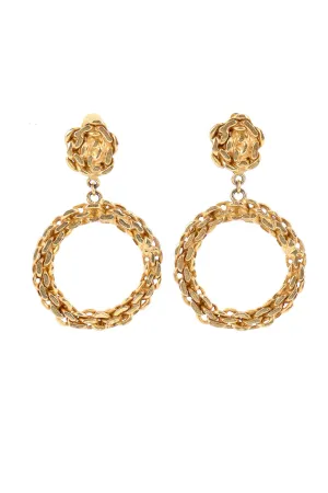 Rope Chain Hoop Earrings