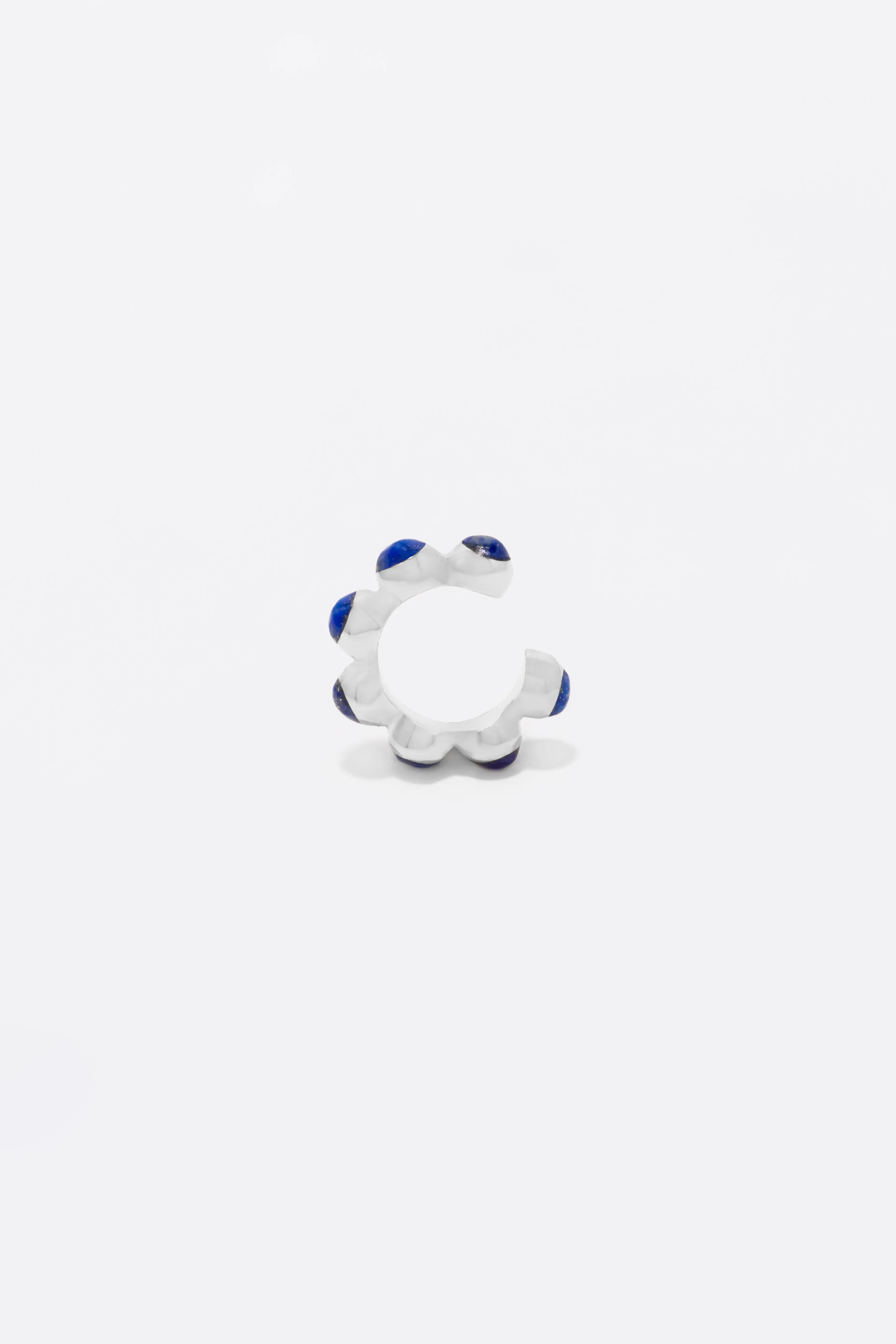 Round Of Blues Earcuff - Lapis Lazuli