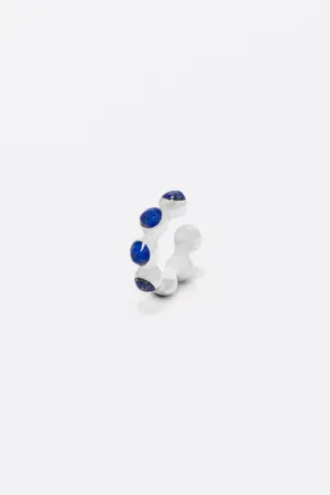 Round Of Blues Earcuff - Lapis Lazuli