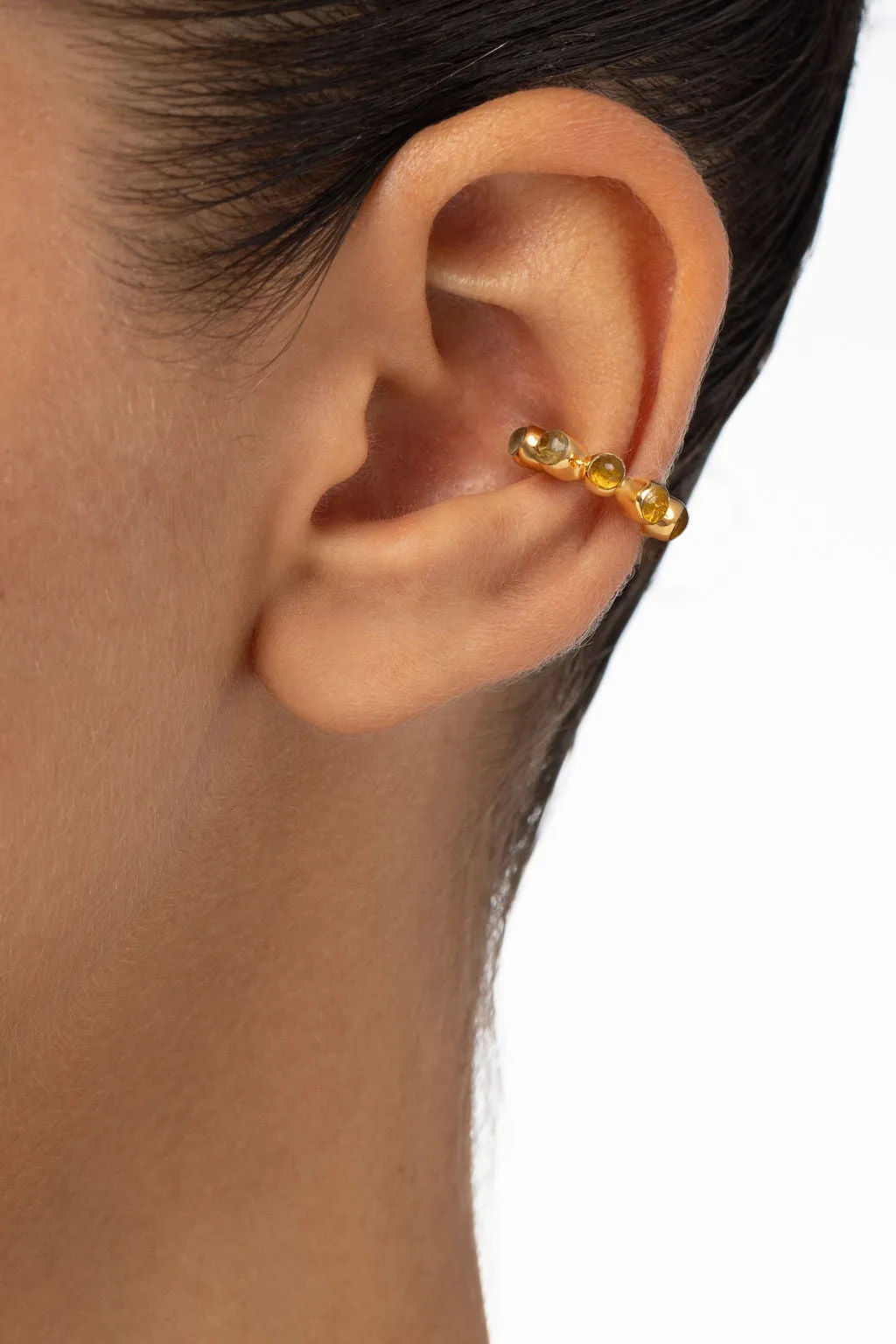 Round Of Blues Earrings - Amber