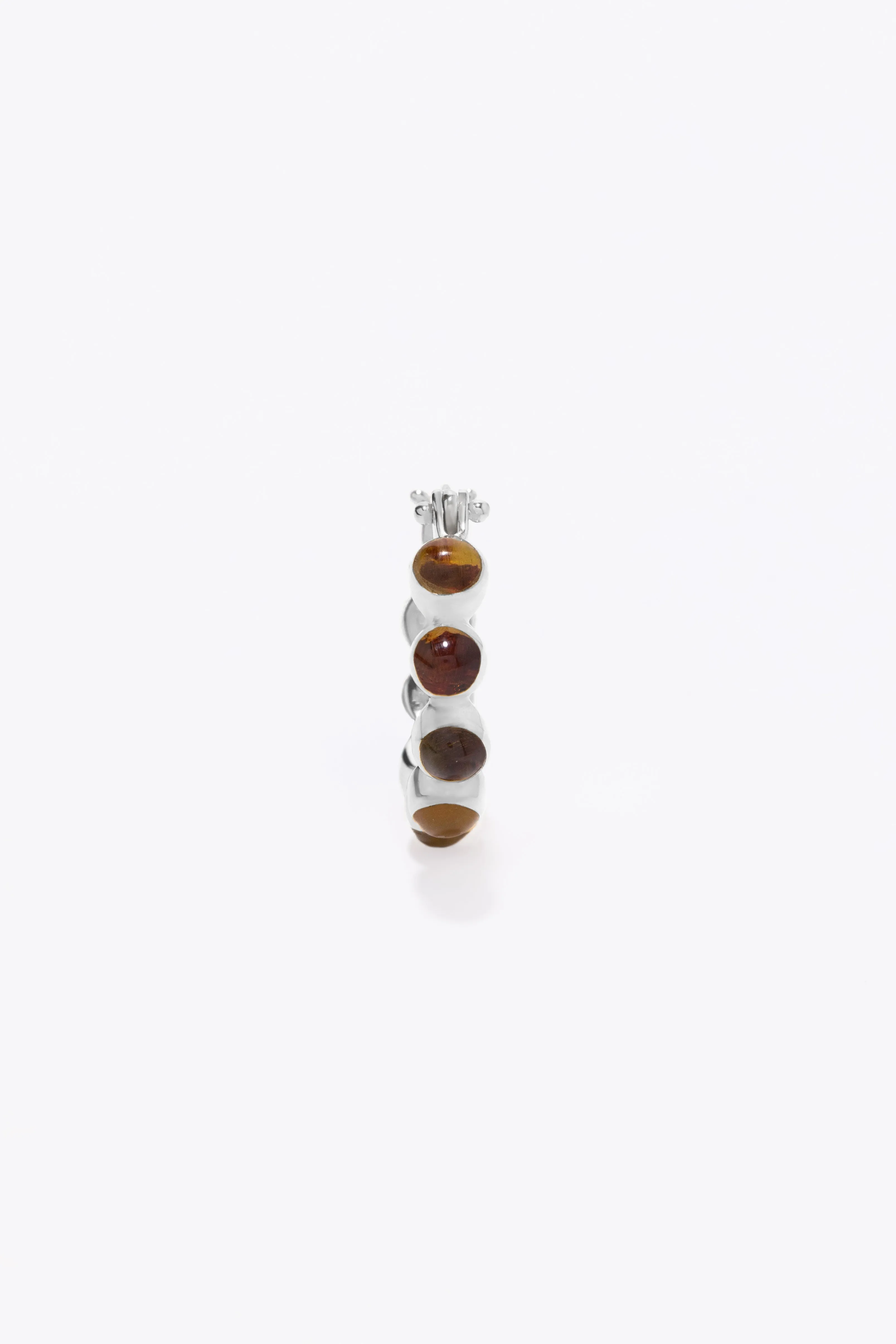 Round Of Blues Earrings - Amber