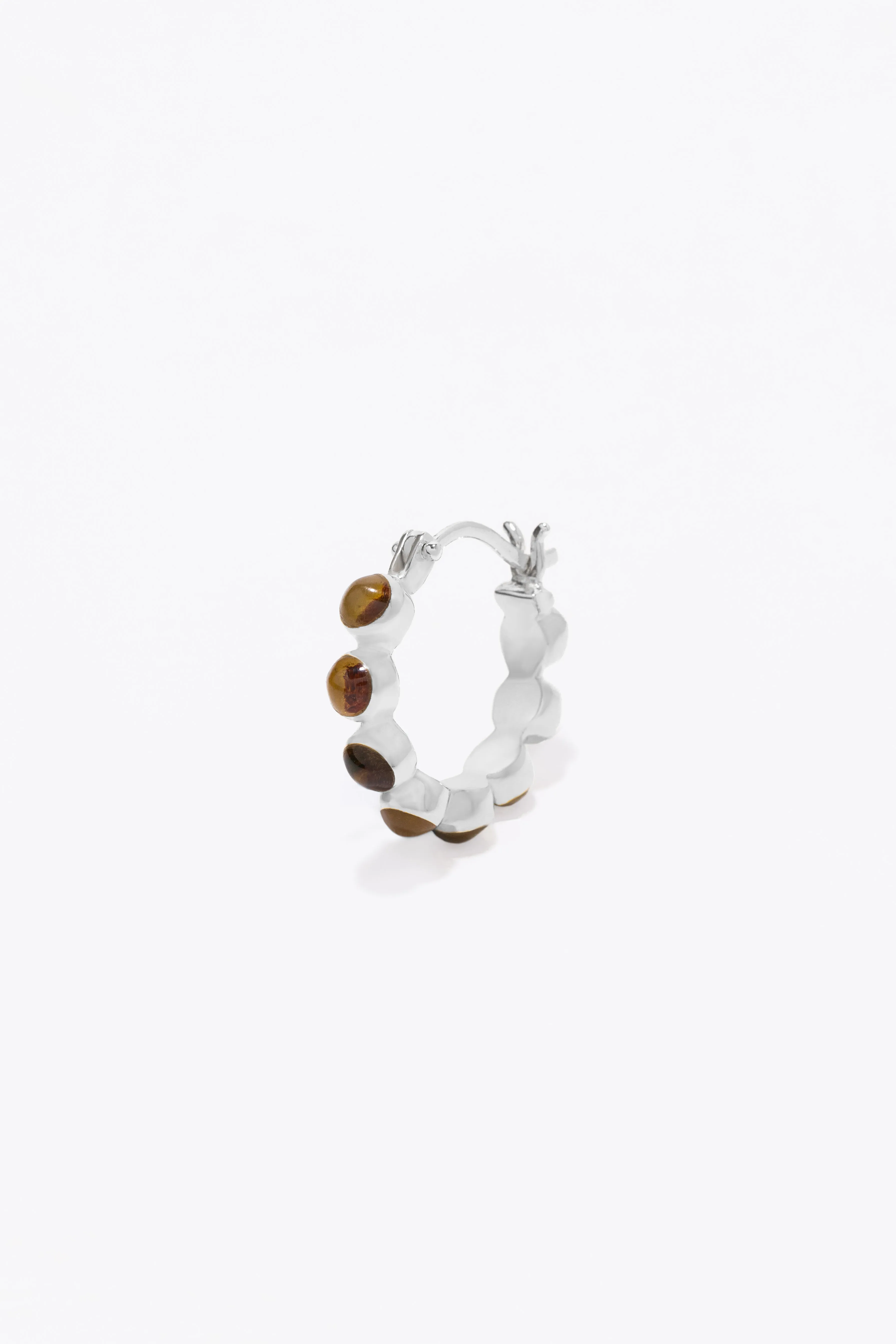 Round Of Blues Earrings - Amber