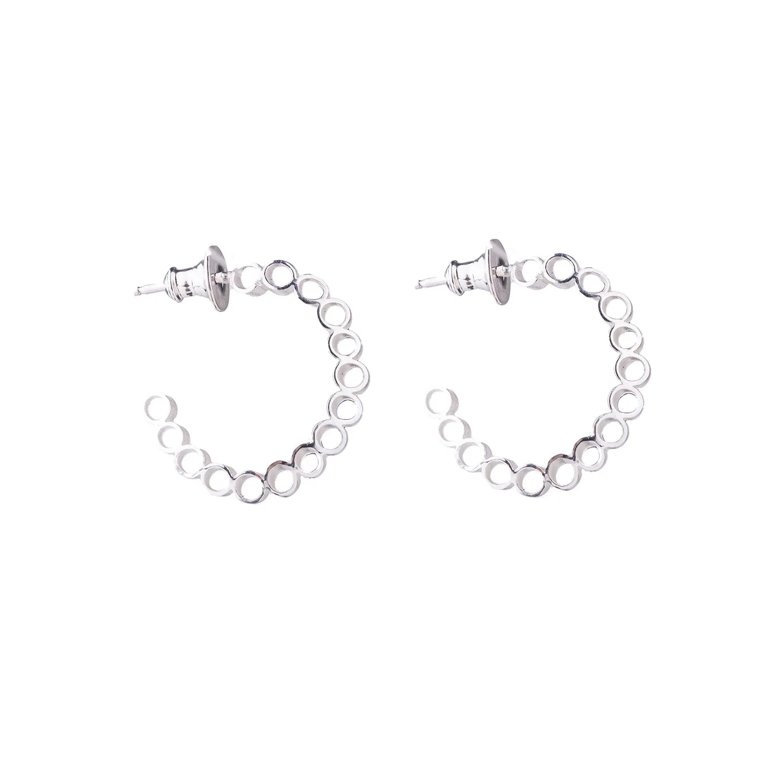 SALE! Ruffle Hoop Earrings by Thea Izzi