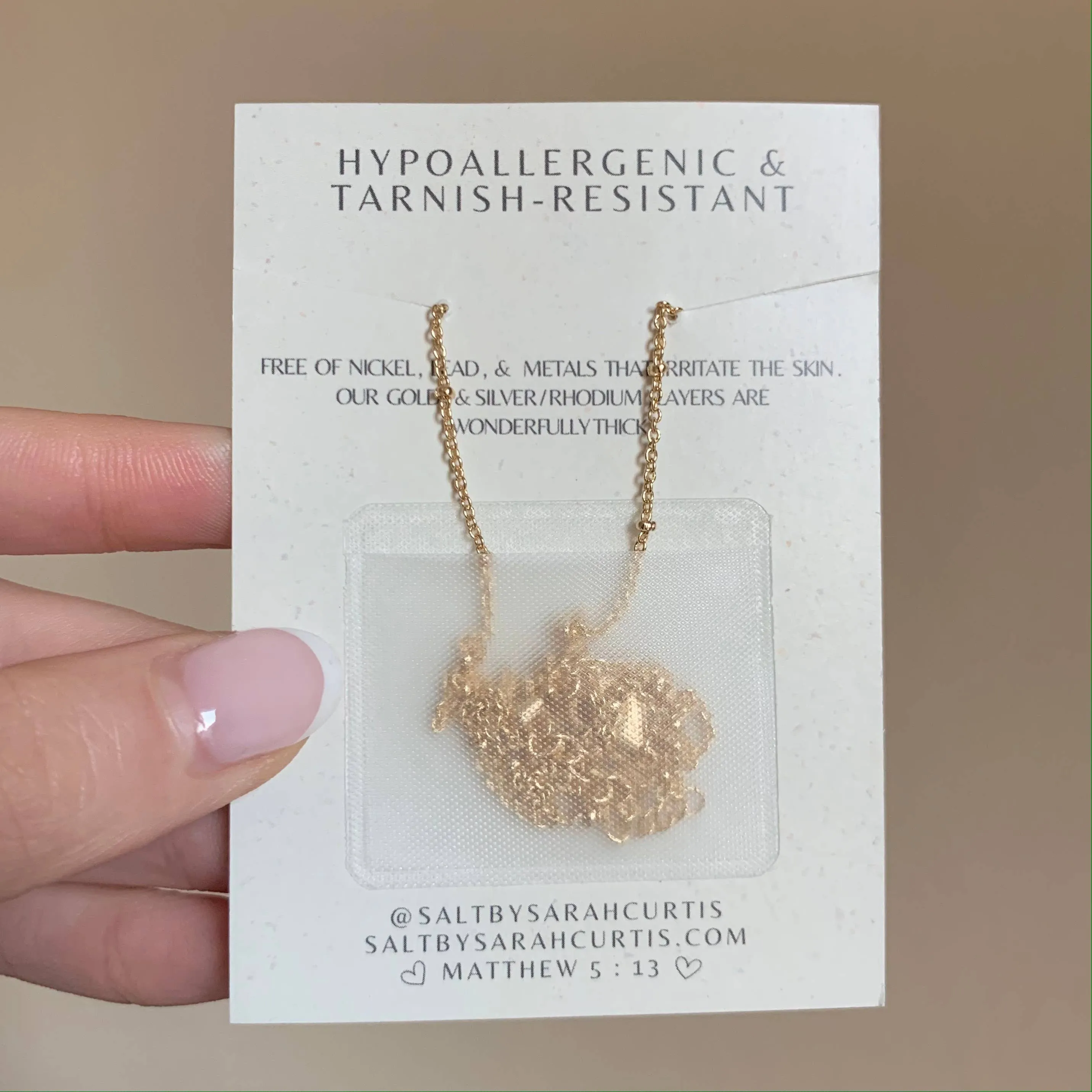 SALT by Sarah Curtis: Dainty Beaded Chain