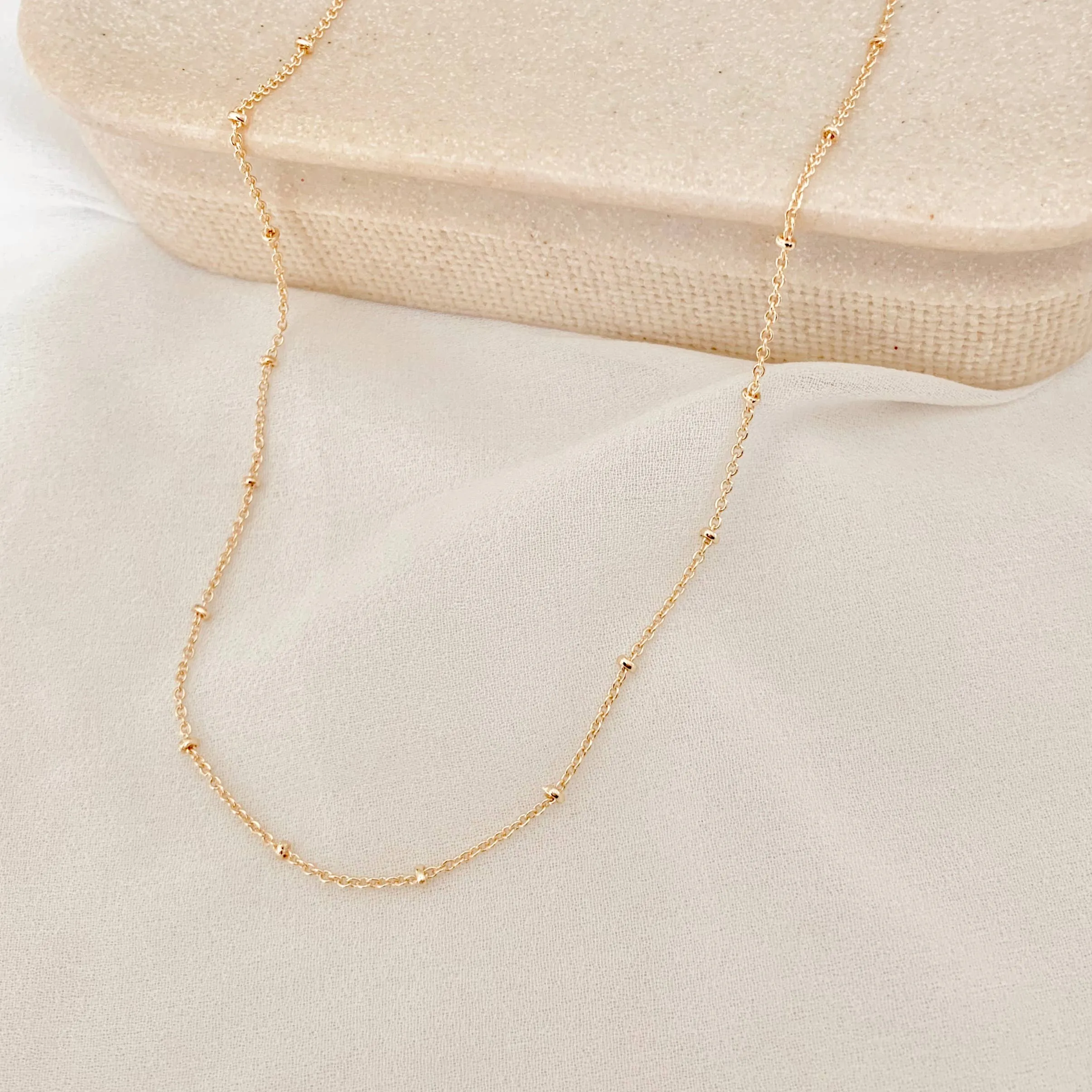 SALT by Sarah Curtis: Dainty Beaded Chain