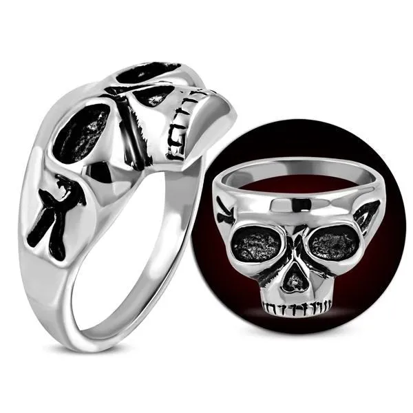 'Search & Destroy' Skull Ring (c109)