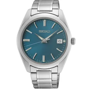 Seiko Mens Daywear with a Teal Dial SUR525P
