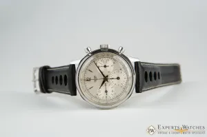 Serviced 1940's Vintage Heuer 2447 Chronograph Valjoux 72 Pre-Carrera Military