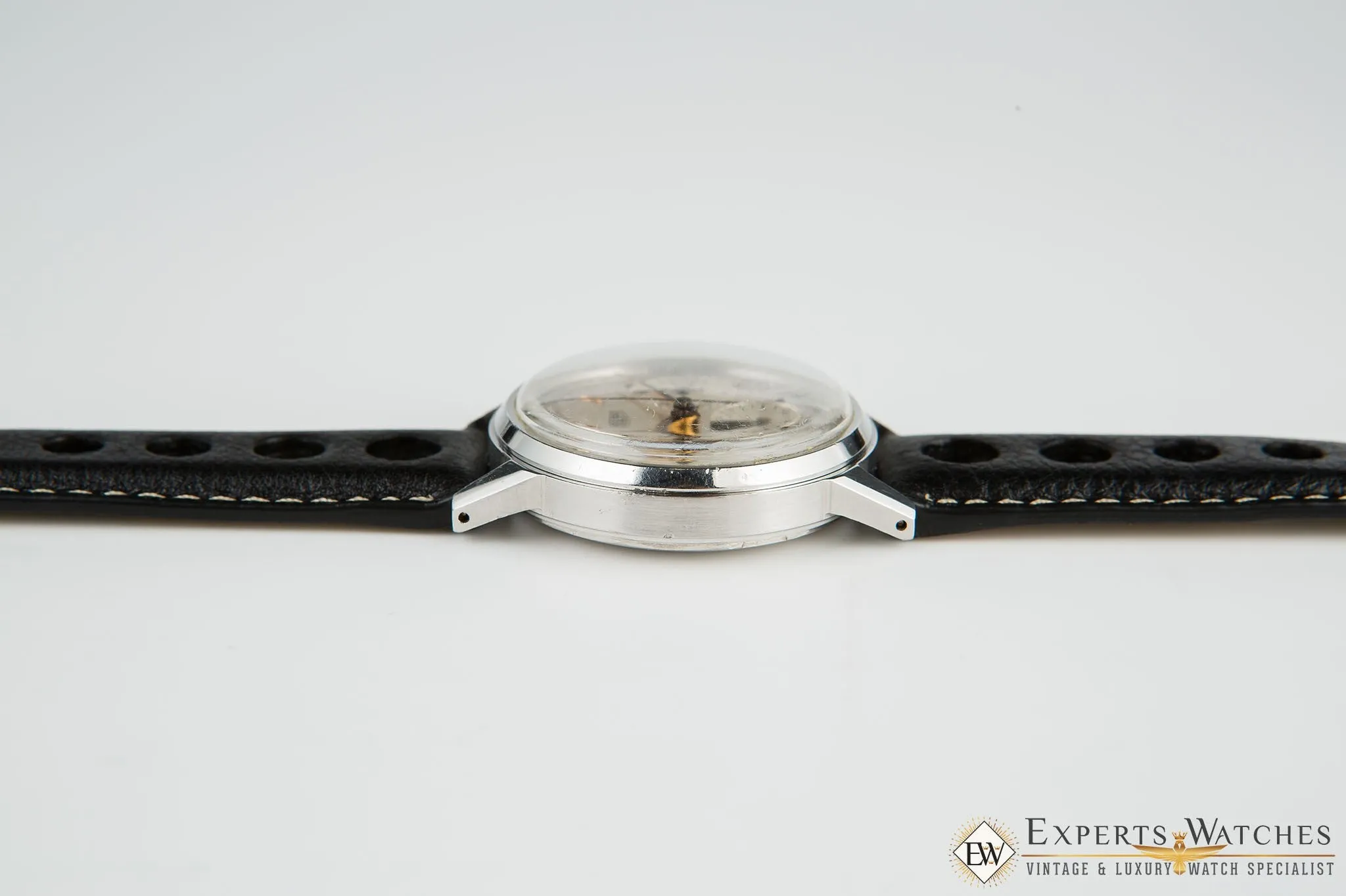 Serviced 1940's Vintage Heuer 2447 Chronograph Valjoux 72 Pre-Carrera Military