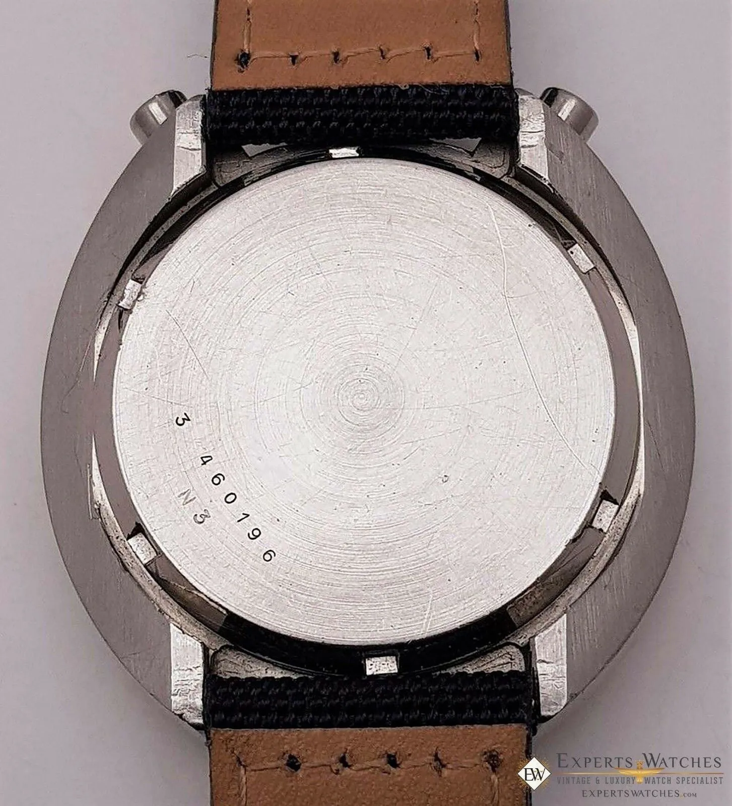 Serviced BULOVA BULLHEAD Parking Meter Chronograph Automatic Cal 12 1973 Watch