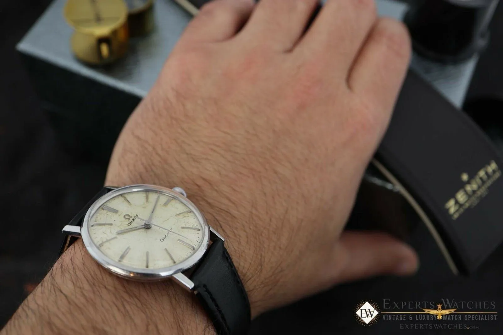 Serviced Vintage Omega Genève 131.019 Cal 601 Manual Watch 1968 Double Stamped