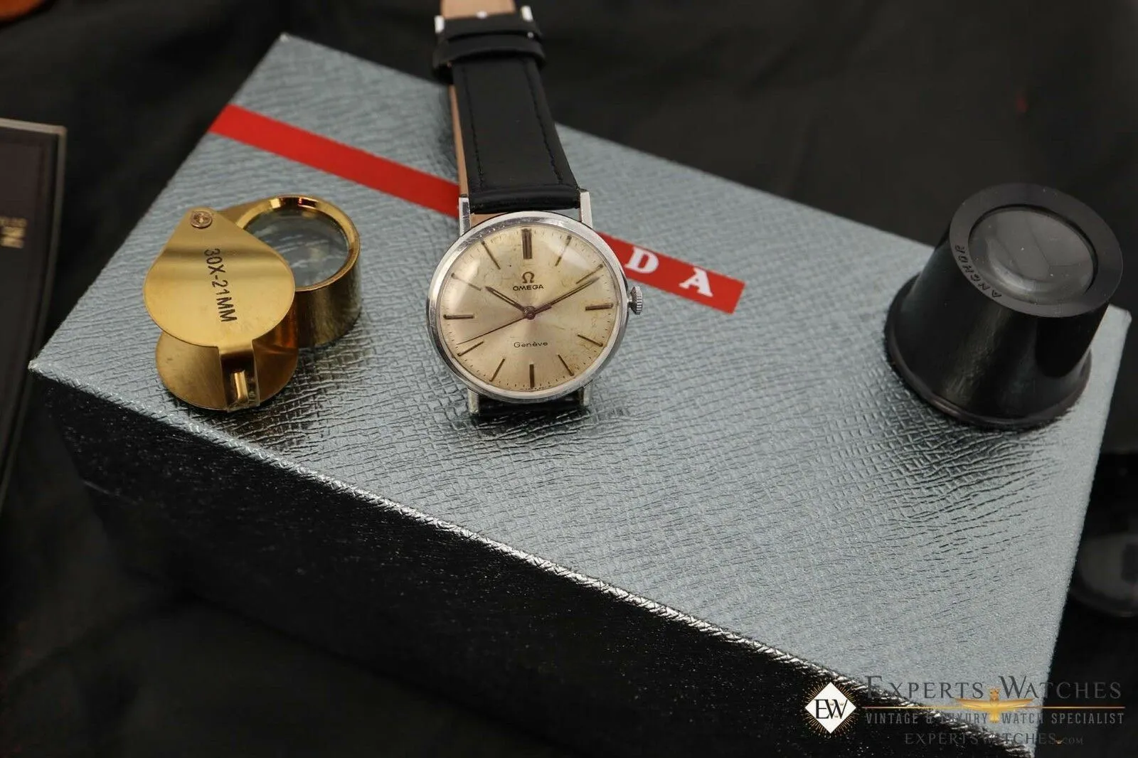 Serviced Vintage Omega Genève 131.019 Cal 601 Manual Watch 1968 Double Stamped