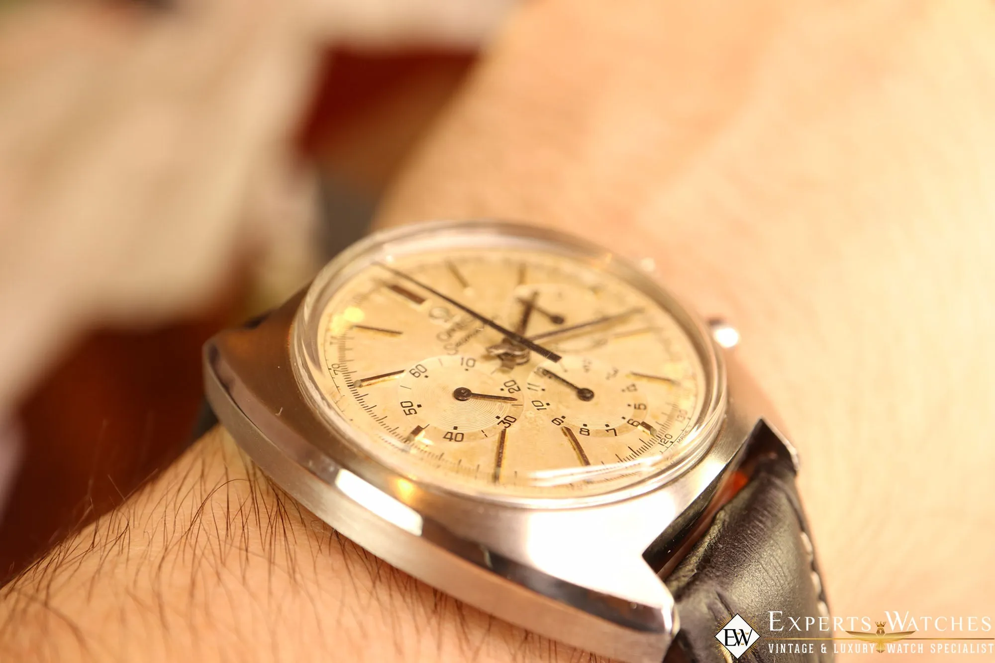 Serviced Vintage Omega SeaMaster 145.016 Chronograph Watch 1968 Cal. 861 CPO