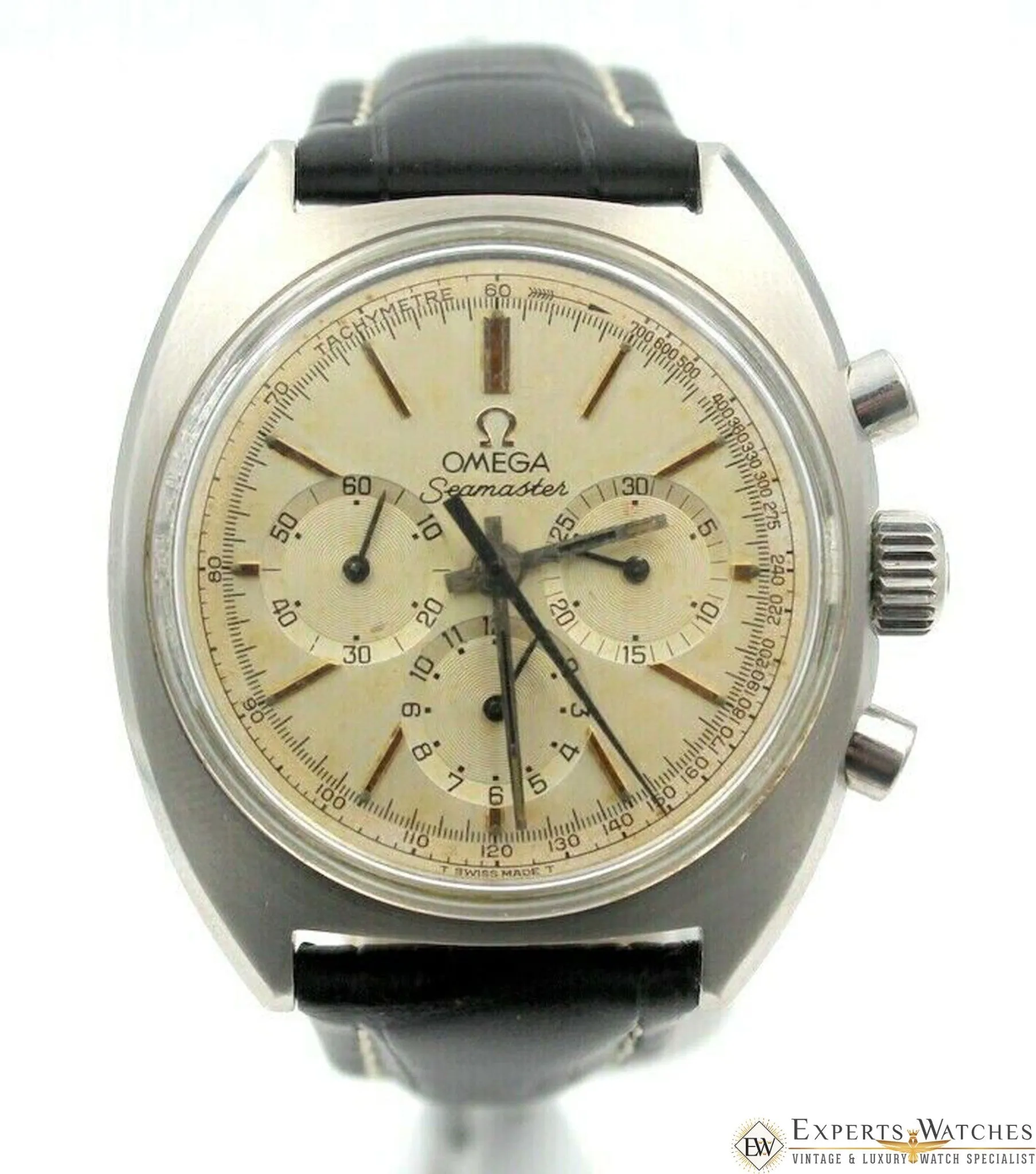 Serviced Vintage Omega SeaMaster 145.016 Chronograph Watch 1968 Cal. 861 CPO