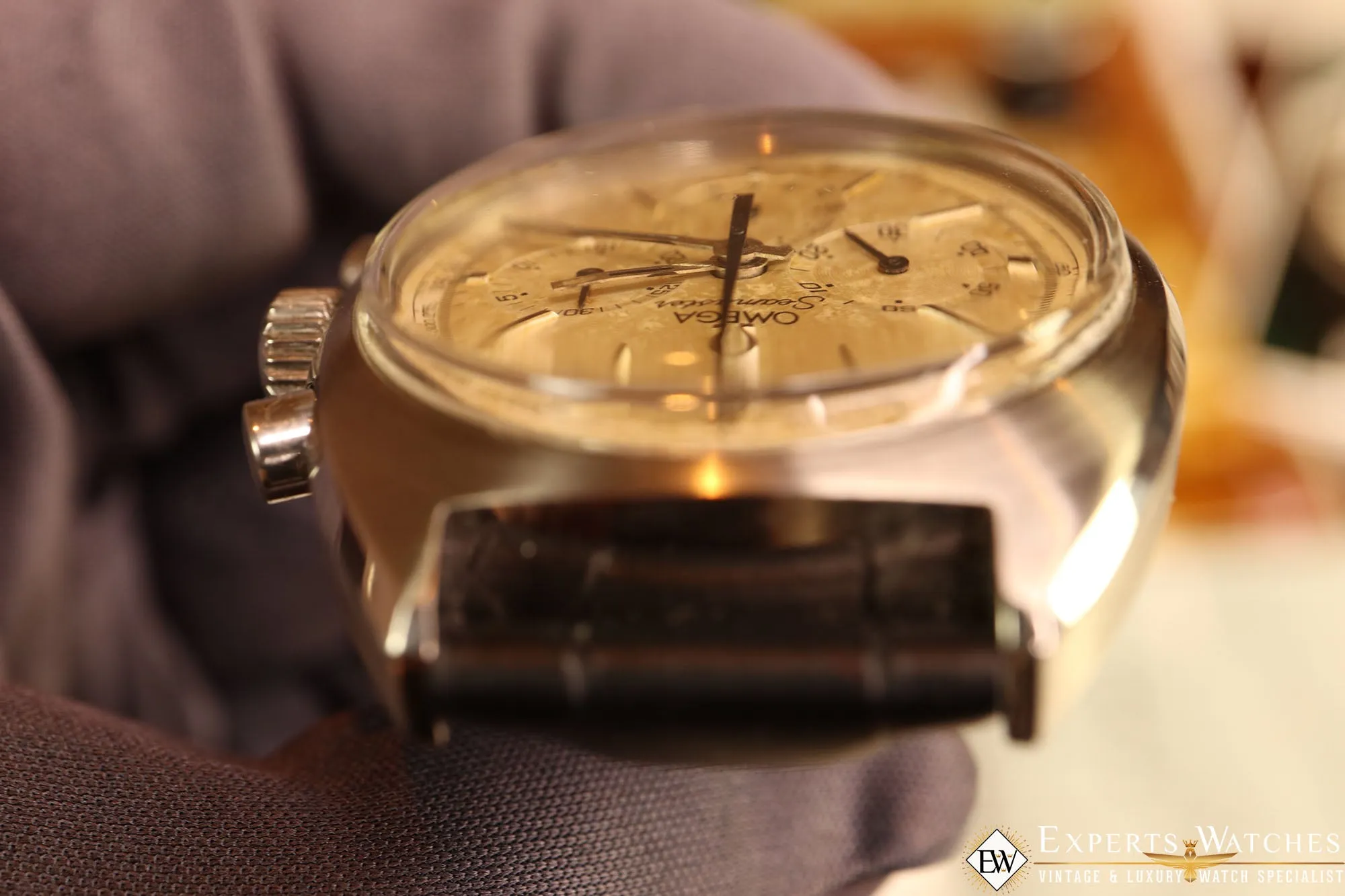 Serviced Vintage Omega SeaMaster 145.016 Chronograph Watch 1968 Cal. 861 CPO