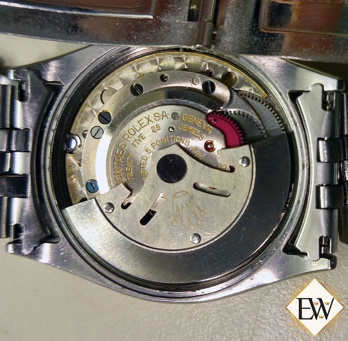 Serviced Vintage Steel Turned Bezel Rolex Oyster Perpetual Ref 6569 Jubilee Band