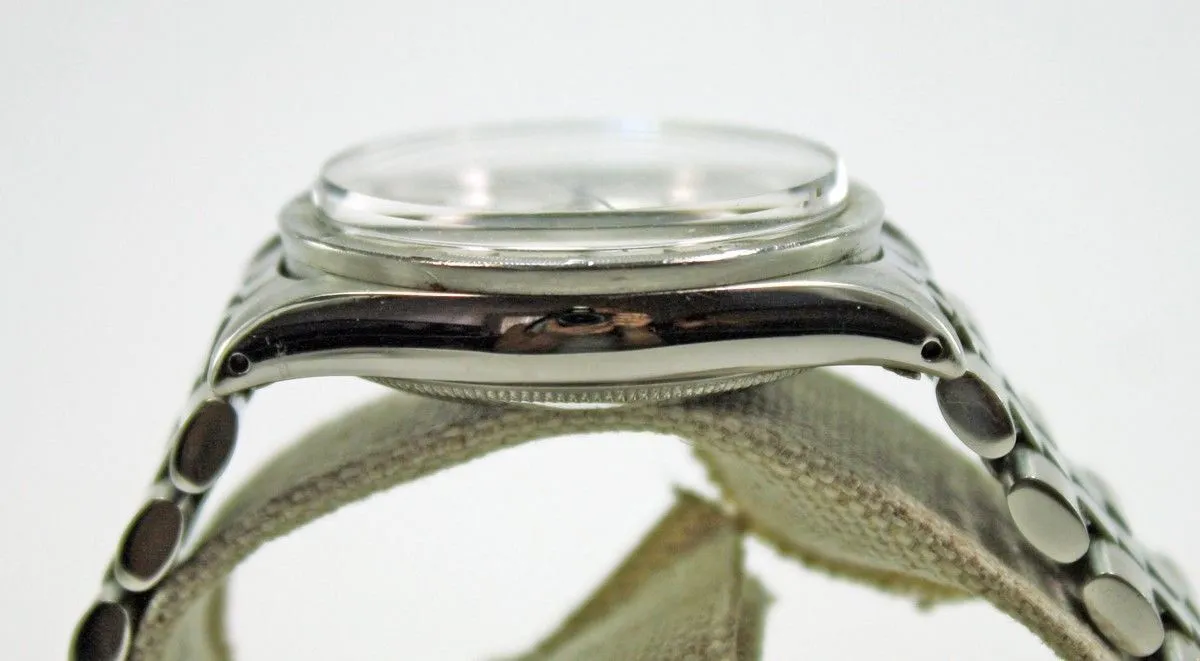 Serviced Vintage Steel Turned Bezel Rolex Oyster Perpetual Ref 6569 Jubilee Band