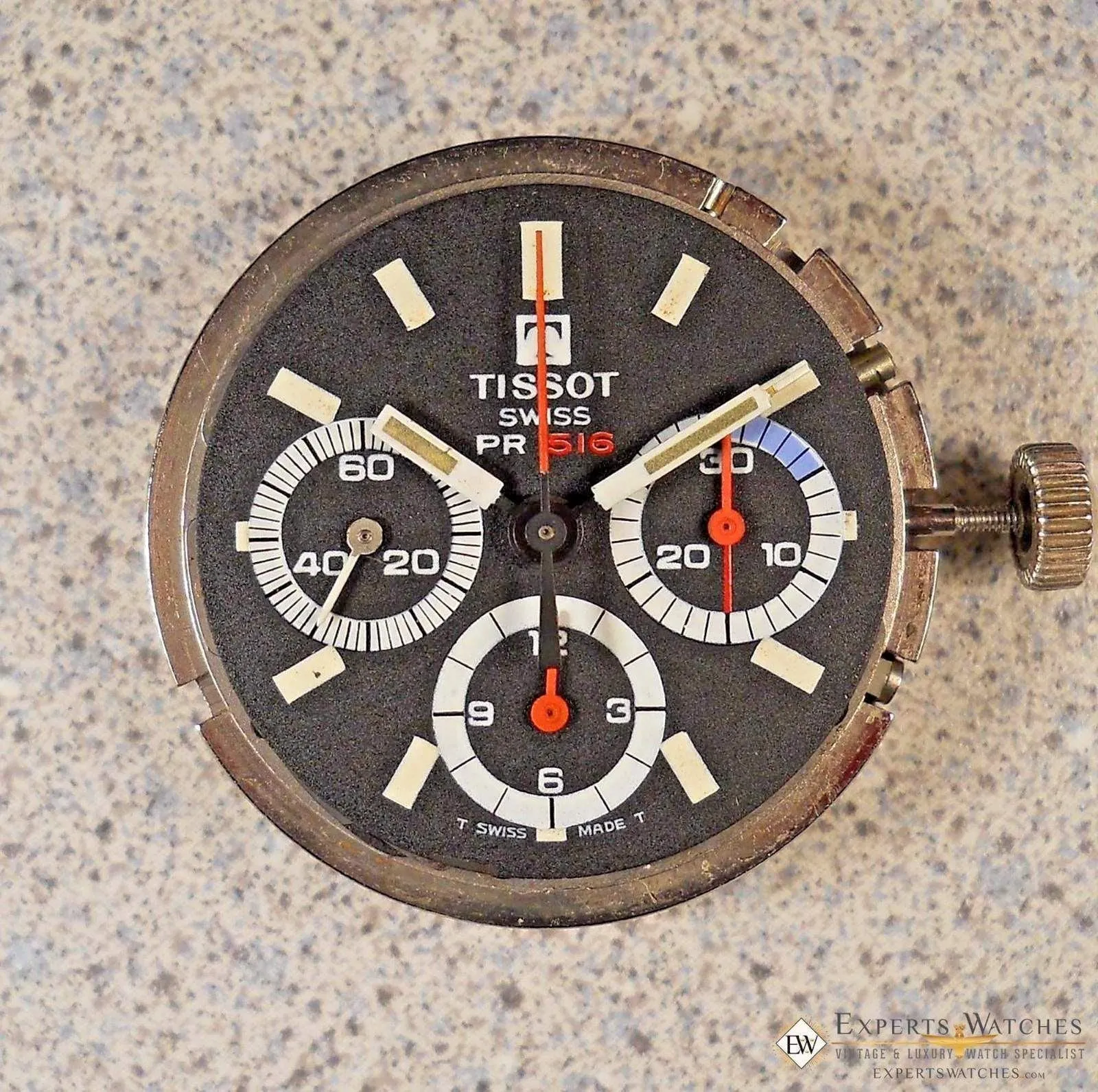 Serviced Vintage TISSOT Tropical PR 516 Chronograph Lemania 873 post 861 CH27