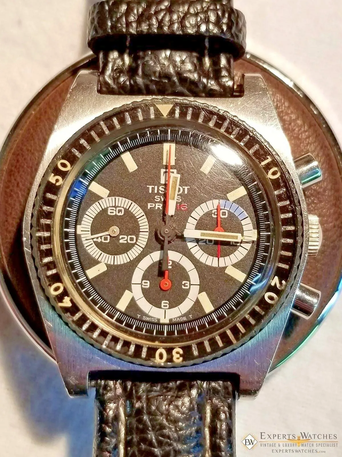 Serviced Vintage TISSOT Tropical PR 516 Chronograph Lemania 873 post 861 CH27