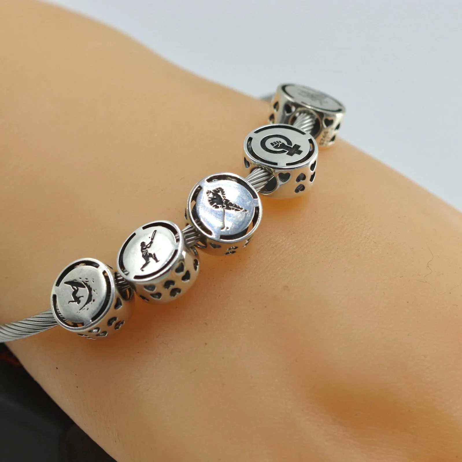 She Believed She Could, So She Did Butterfly Bead Charm