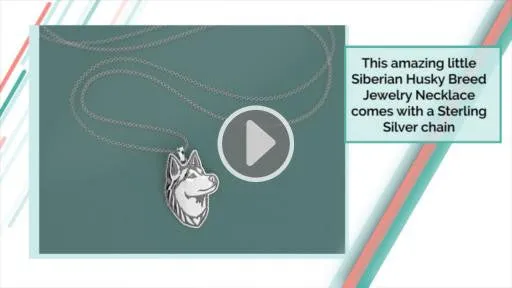 Siberian Husky Breed Jewelry Necklace