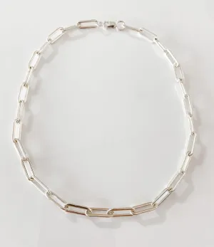 SILVER RILEY THICK CHAIN