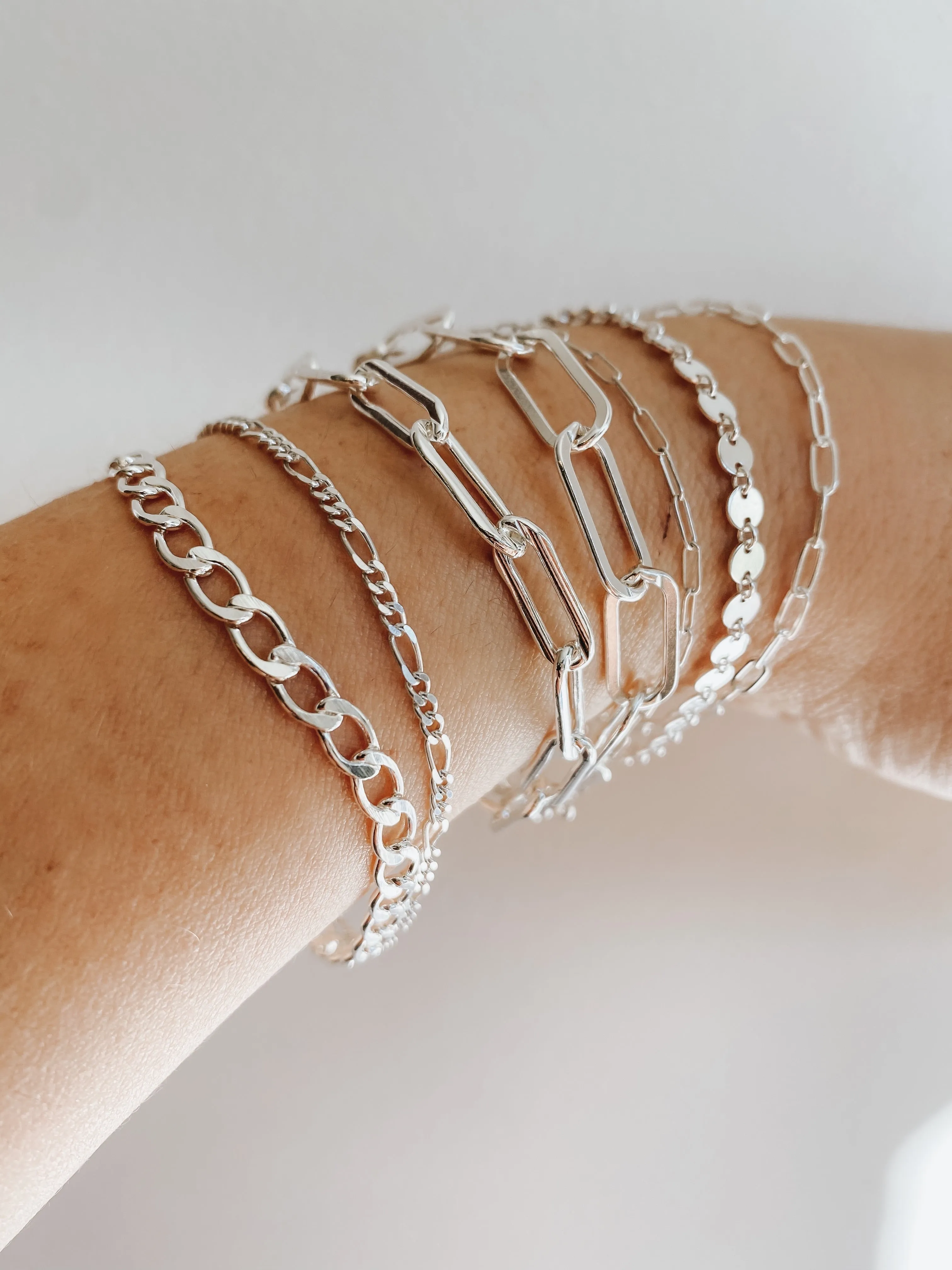 SILVER SEQUIN BRACELET
