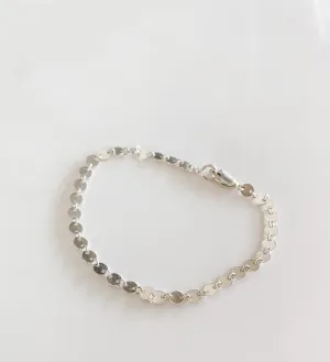 SILVER SEQUIN BRACELET