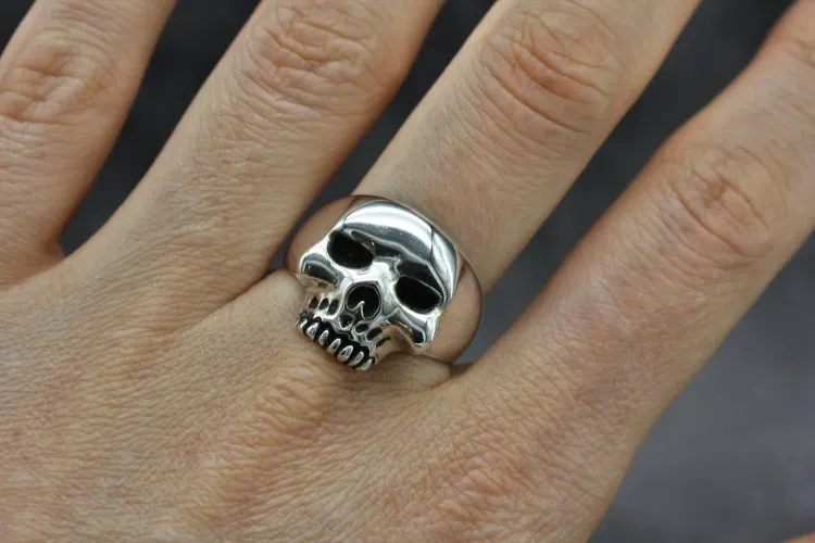 Silver Skull Ring
