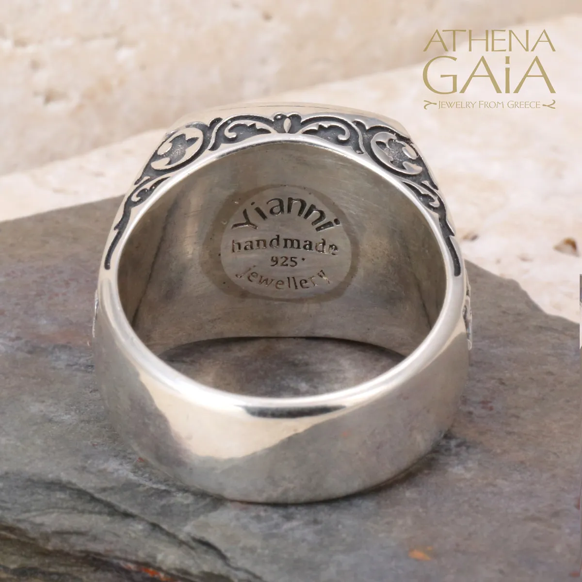Size 10.5 Fleur Maltese Cross Ring (In-Stock)