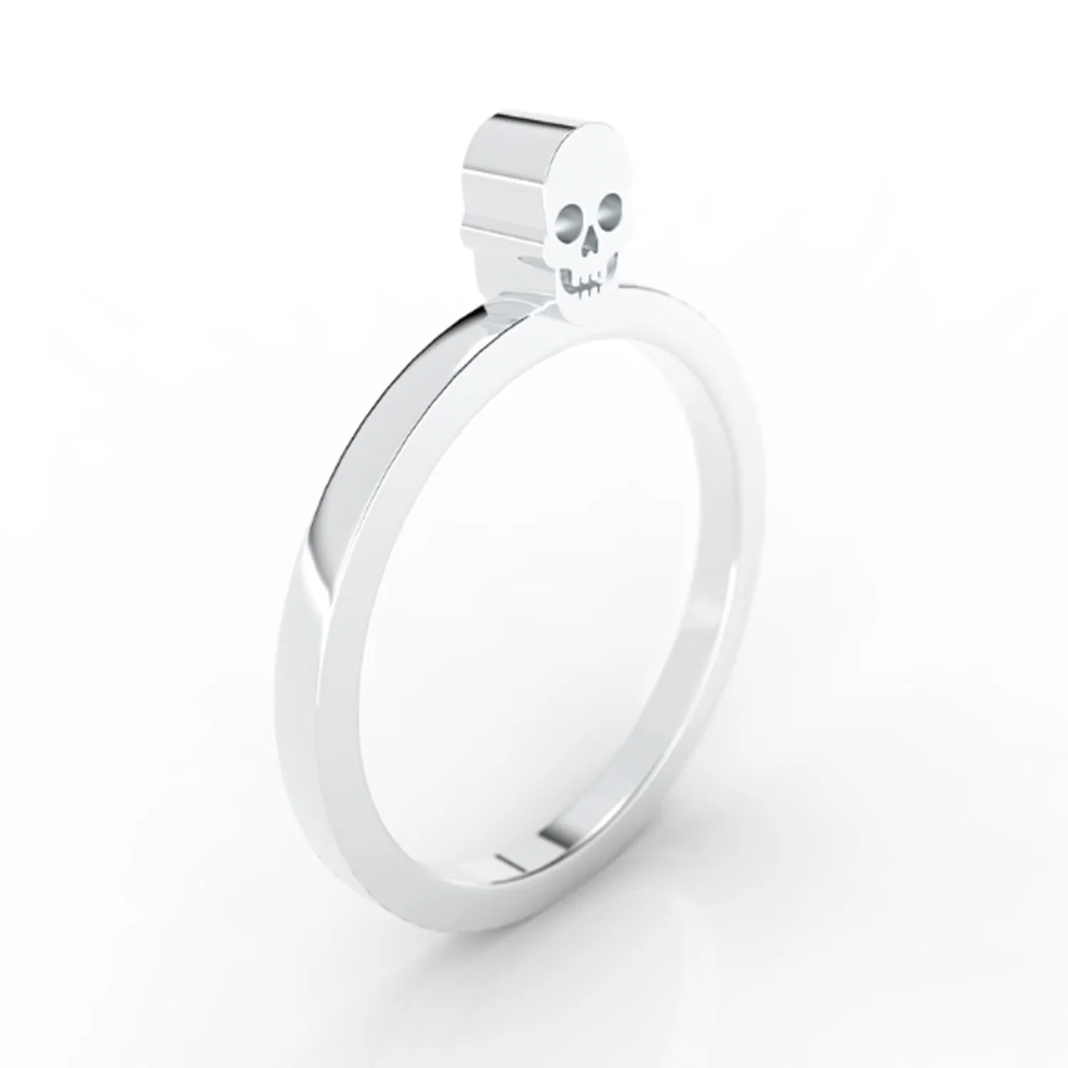 SKULL - SLICE RING