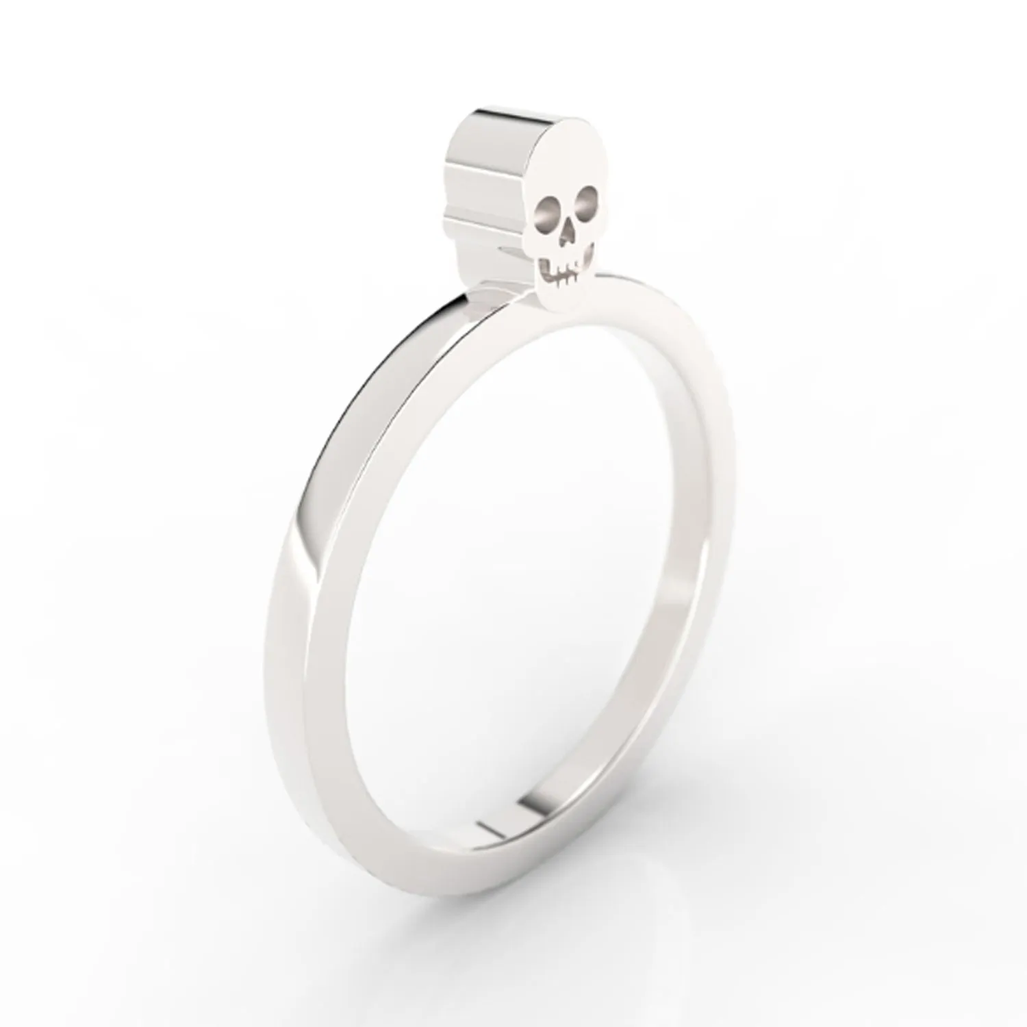 SKULL - SLICE RING