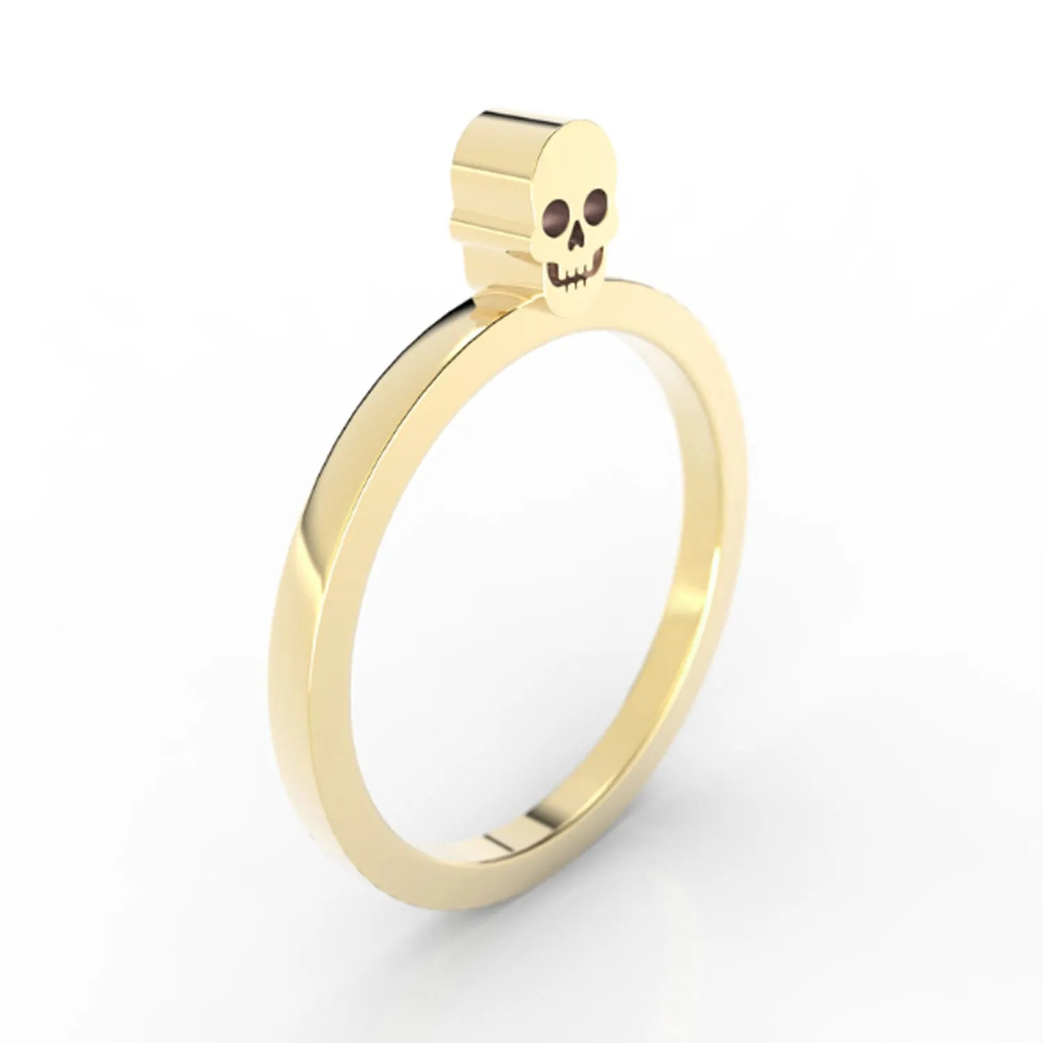 SKULL - SLICE RING