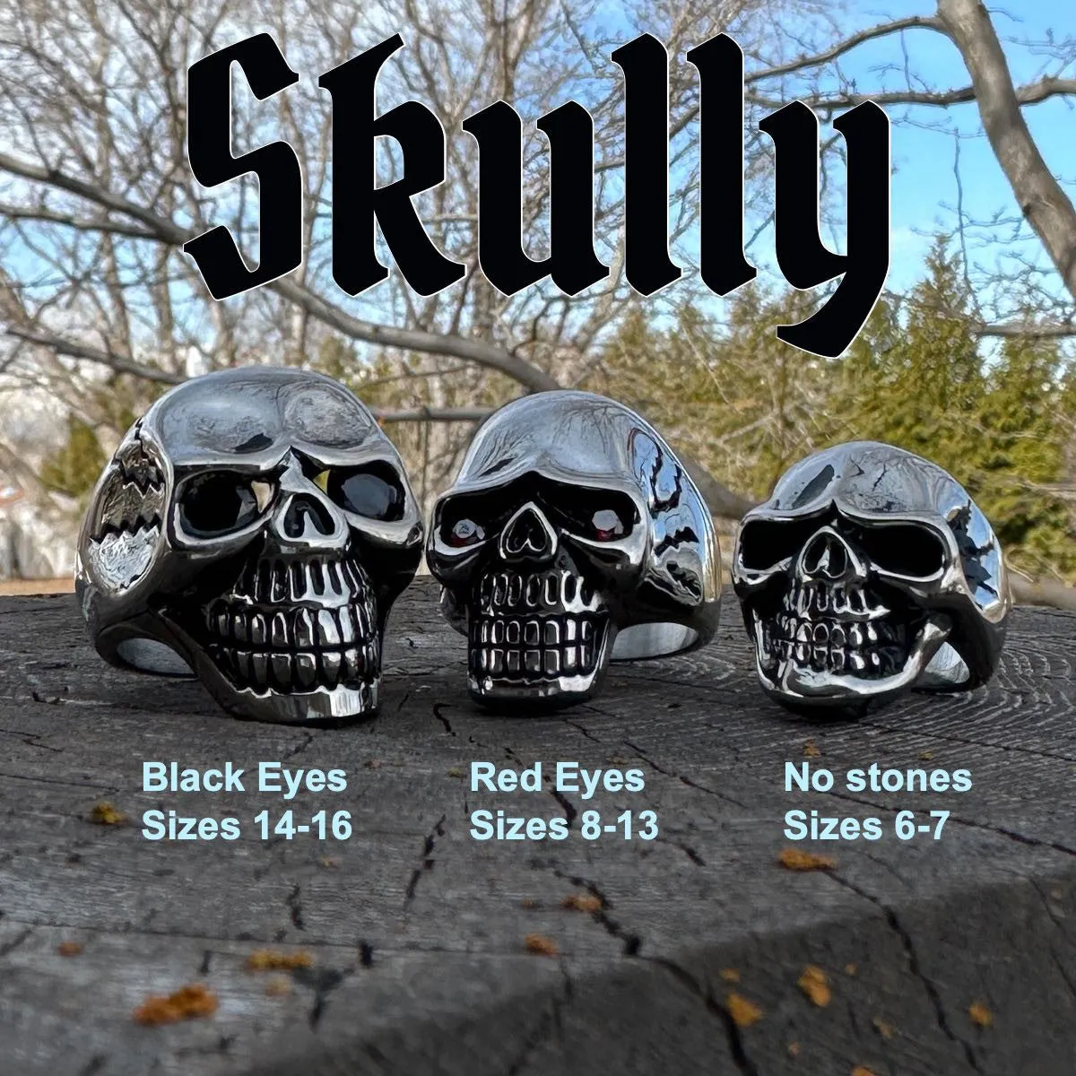 'Skully' Skull Ring (#068)