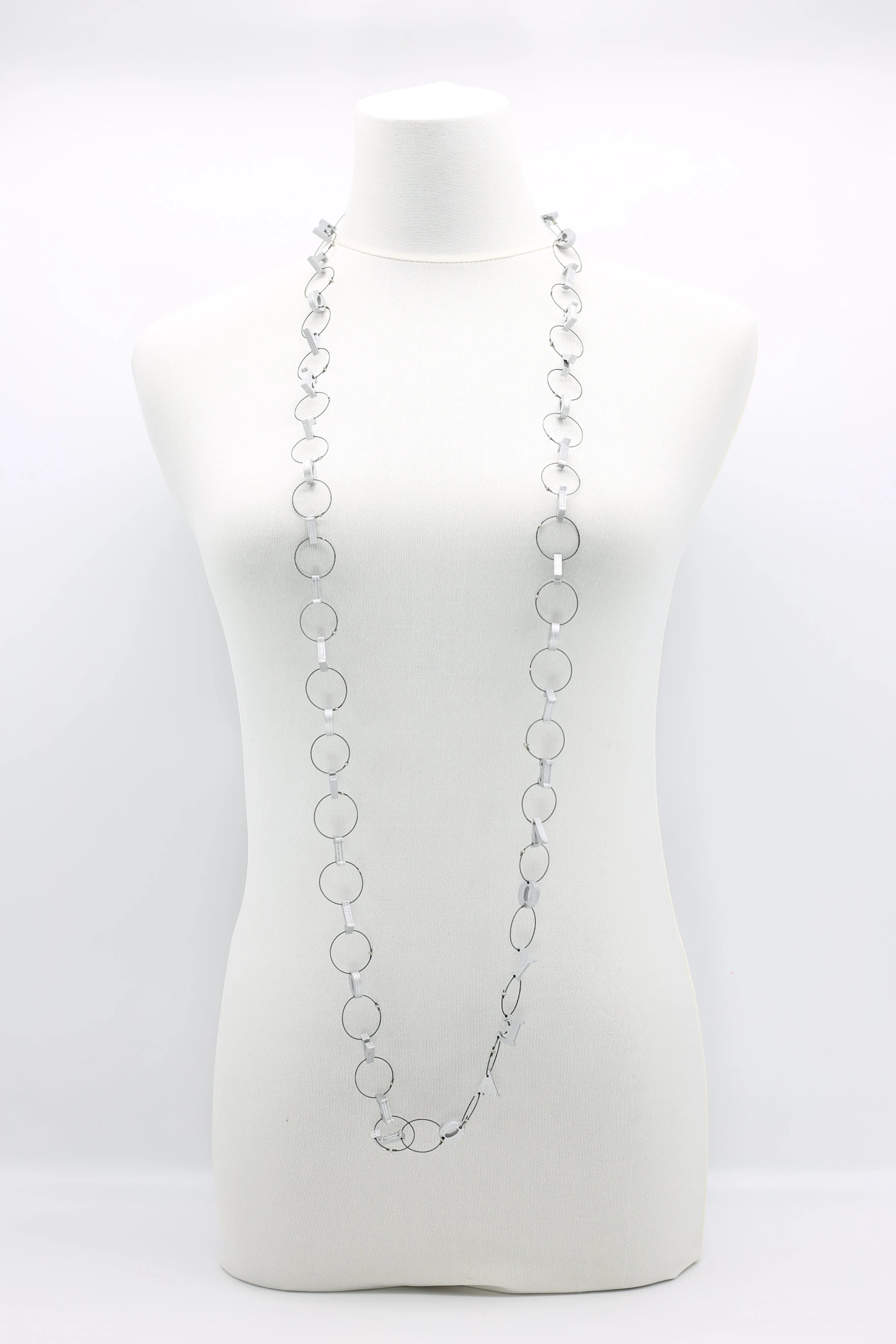 Small LOVE Chain Necklaces Set