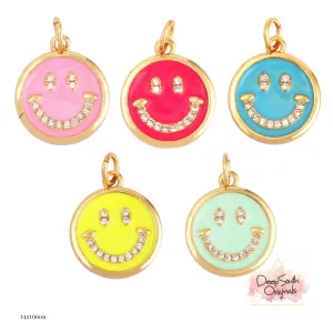 Smile Charm ~ Gold Filled