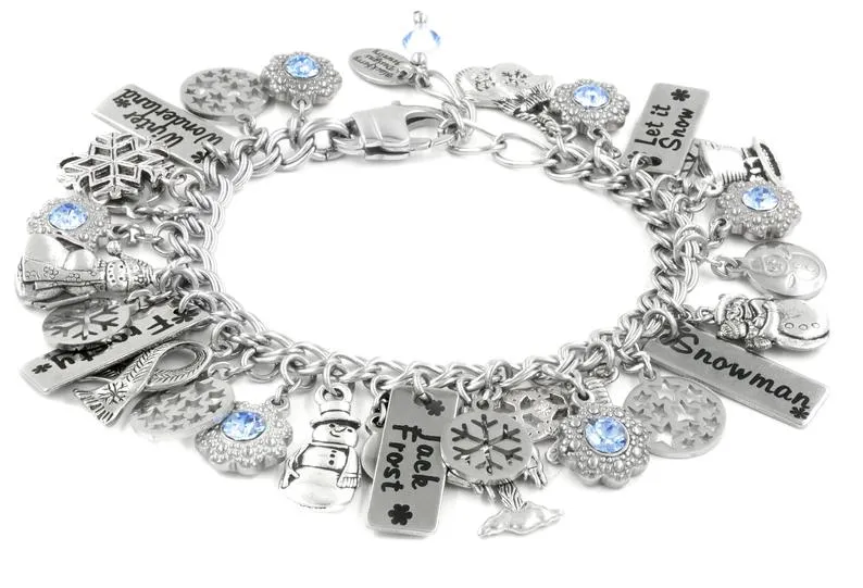 Snowman Charm Bracelet