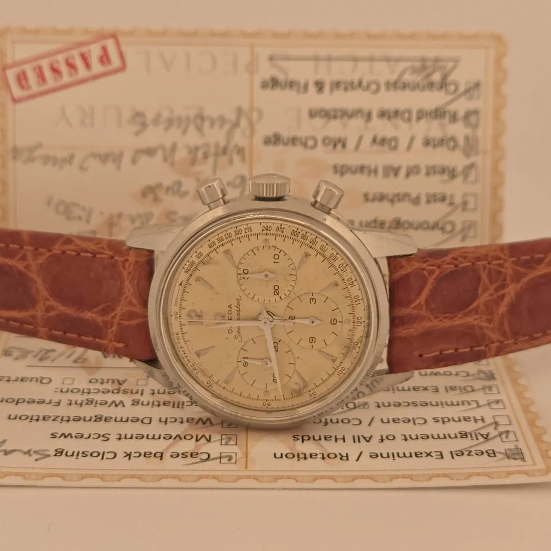 Sold Serviced 1958 Vintage Omega SeaMaster Chronograph Watch CK 2947 Cal 321
